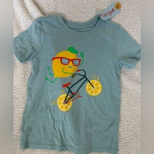 Cat & Jack Teal Lemon Biking T-Shirt